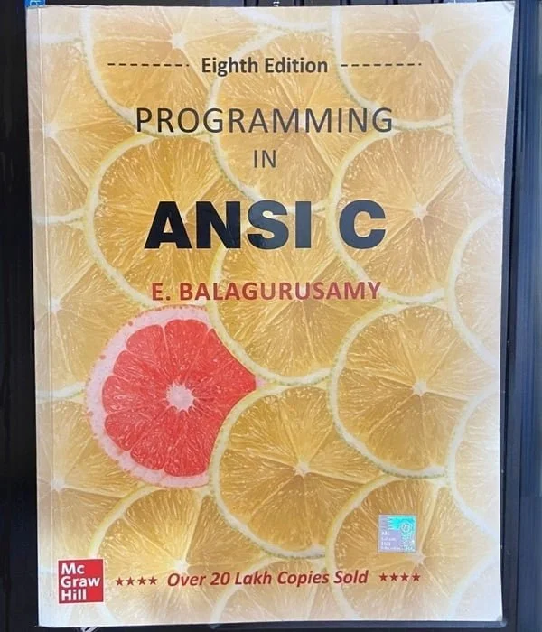 Programming in Ansi C 8E By Balagurusamy | A2Z Book Hub