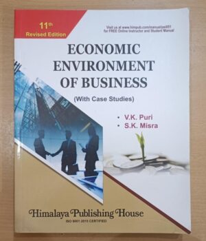 Economic Environment Of Business 11e By V K Puri