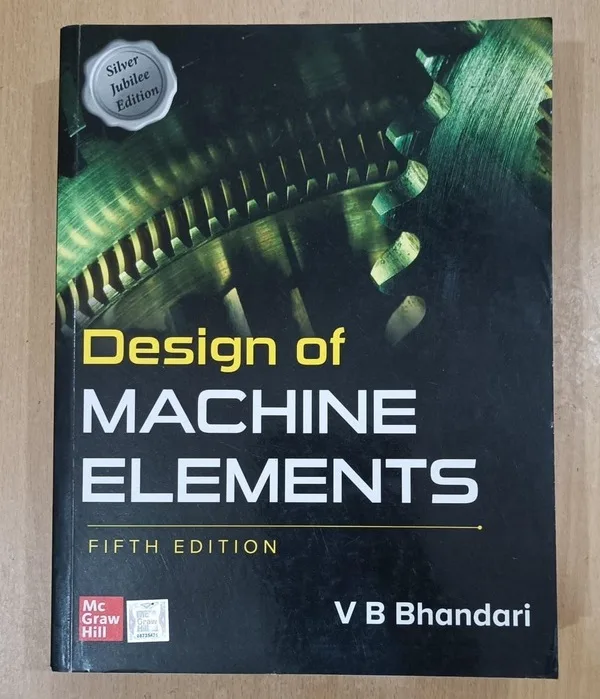 Design Of Machine Elements 5e By V B Bhandari