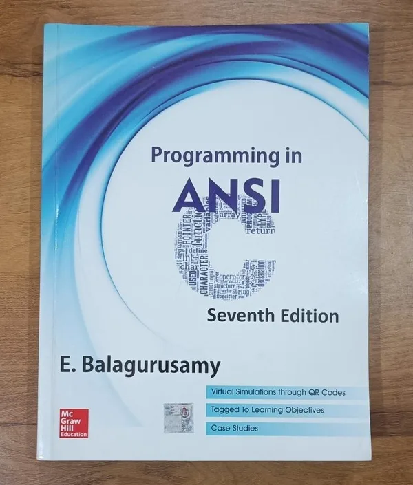 Programming in Ansi C 7e By E Balagurusamy