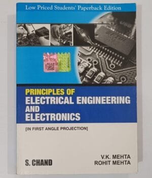 Principles of Electrical Engineering and Electronics by Mehta LPSPE blue cover